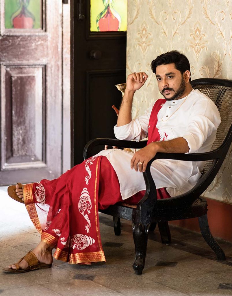 Saree Texture Detail