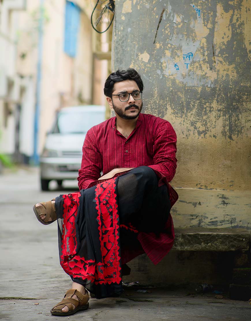 Saree Texture Detail