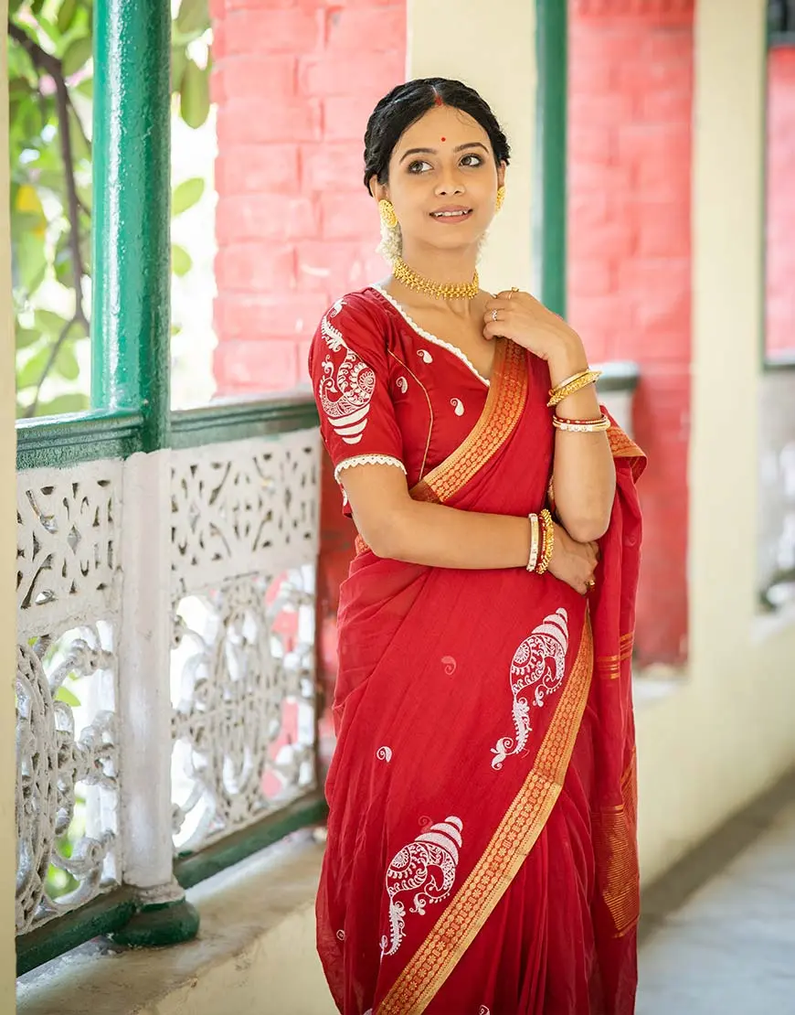 Alpona Saree