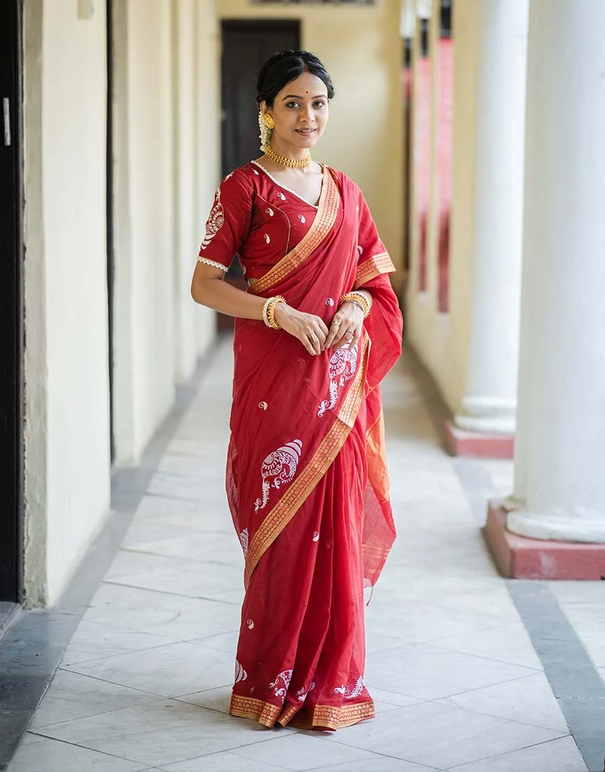 Alpona Saree
