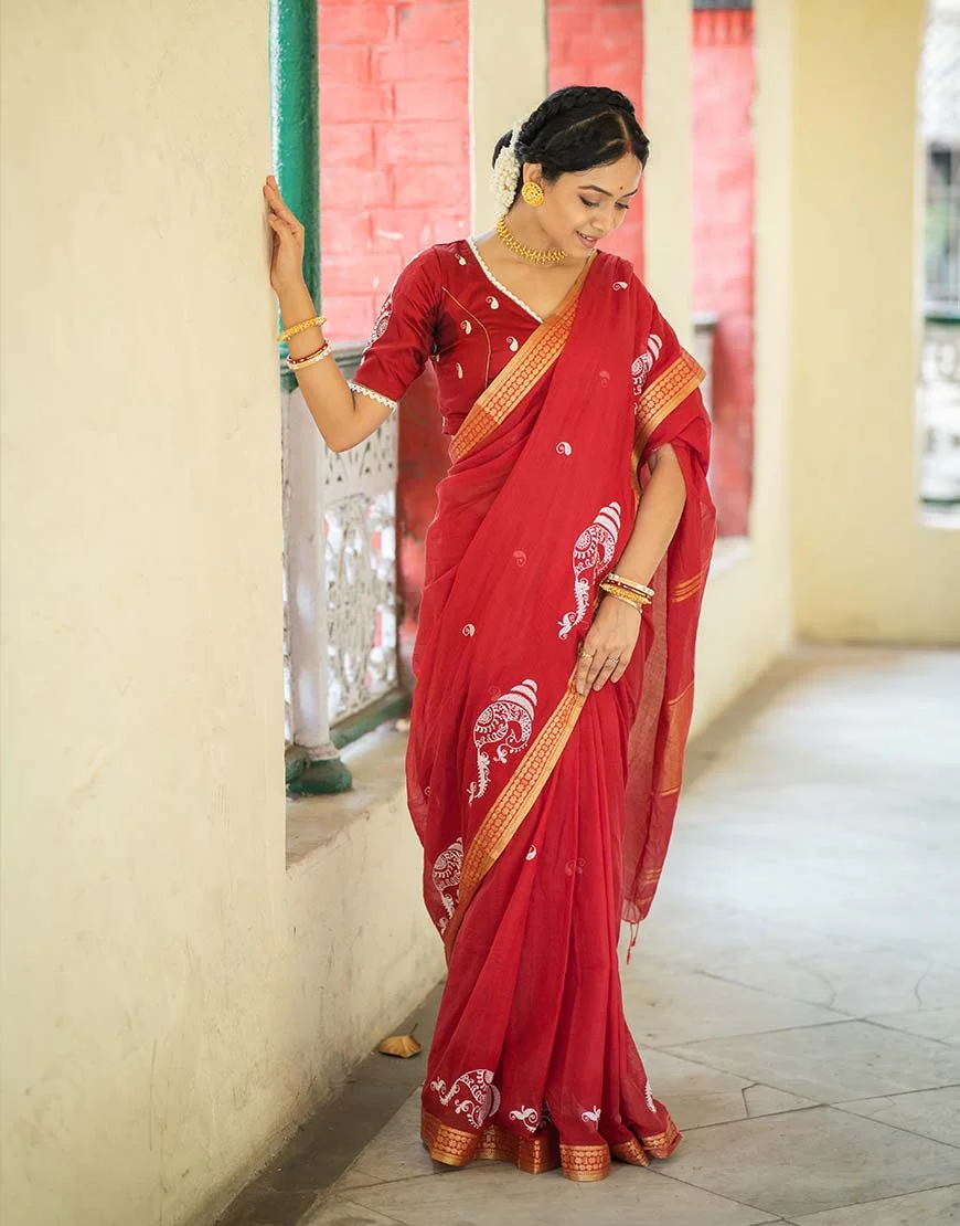Alpona Saree