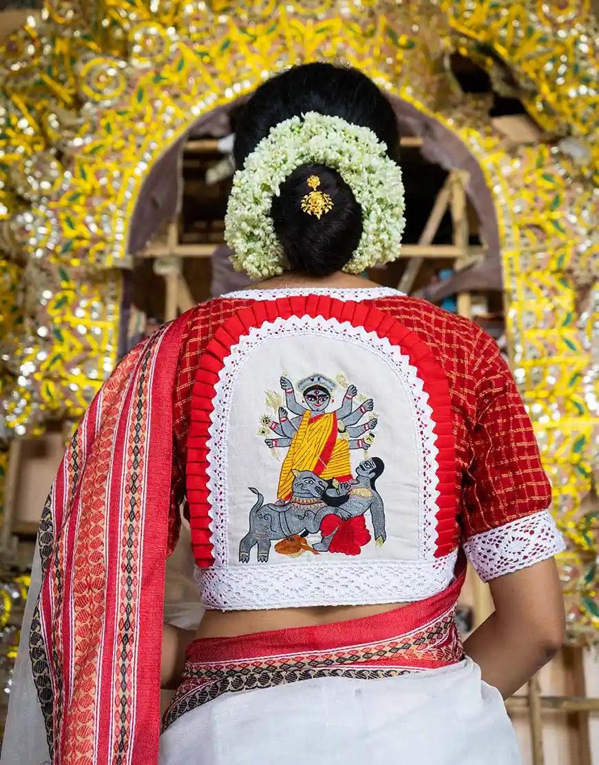 Amar Durga Kalo Blouse