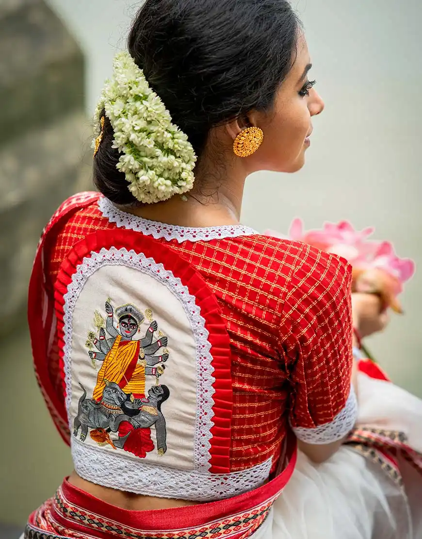 Amar Durga Kalo Blouse