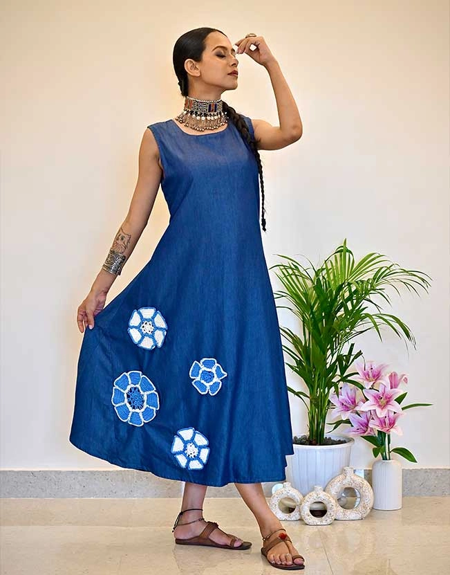 Bloom De Demin Dress