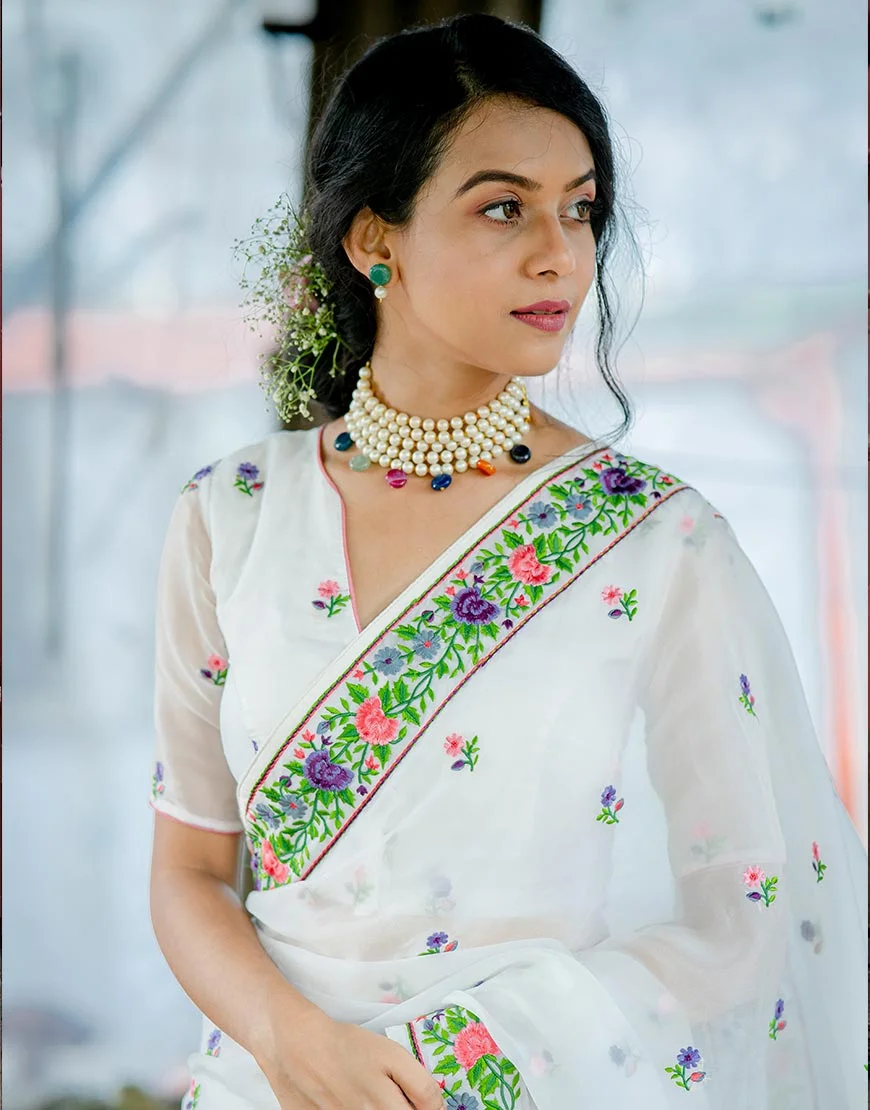 Breezy Blossoms Saree