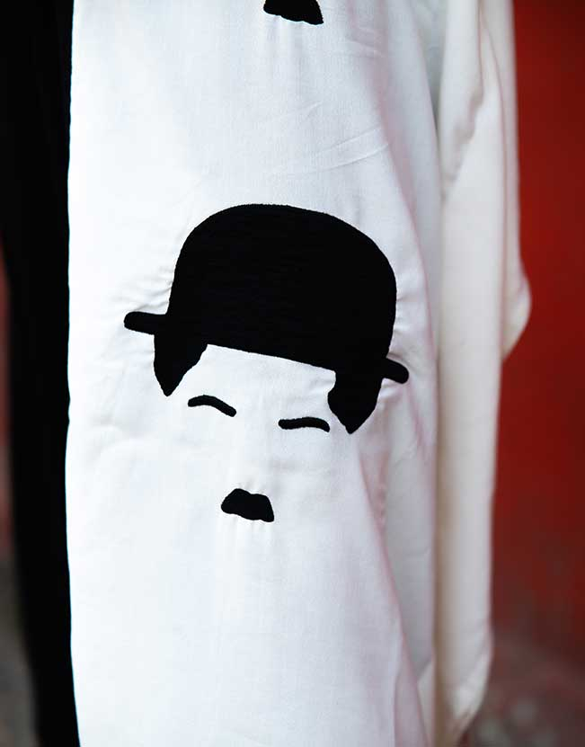 CHARLIE CHAPLIN KAFTAN DRESS