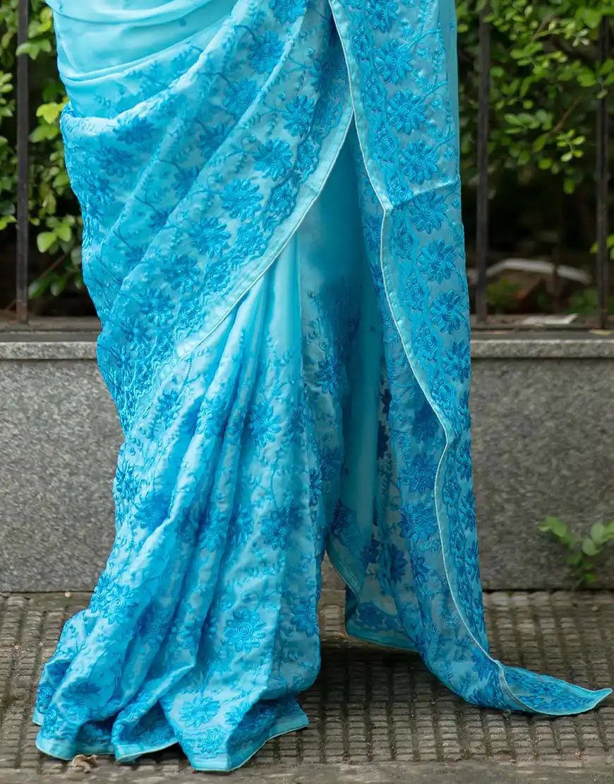 Cherry Blossom Saree