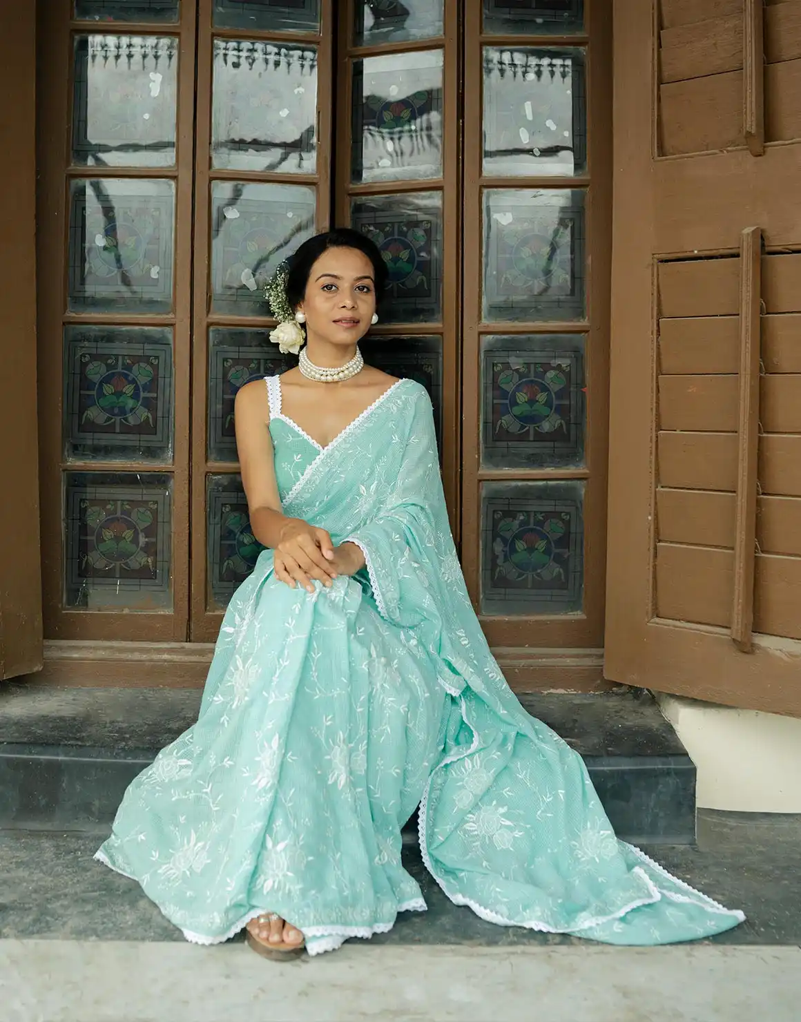 Mint To Be Saree