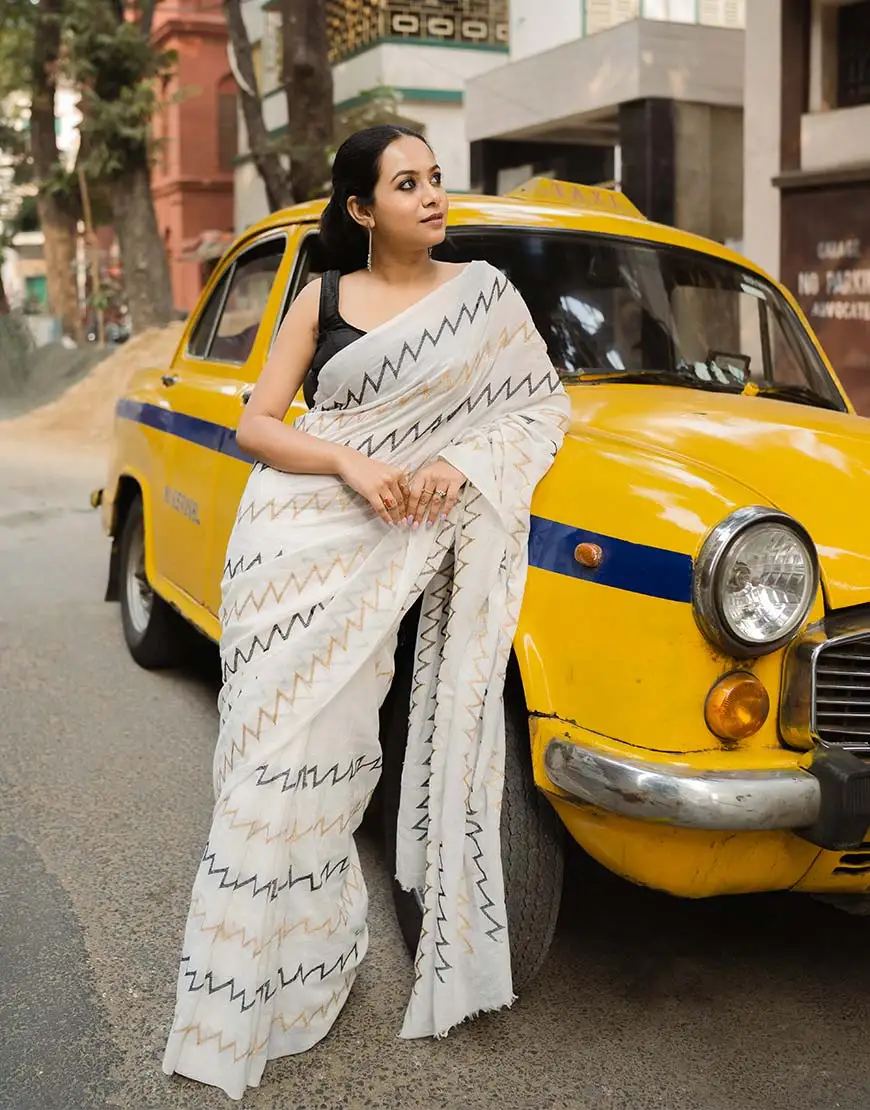 Zigzag Saree